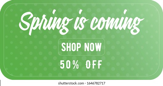 Spring is coming 50% OFF
