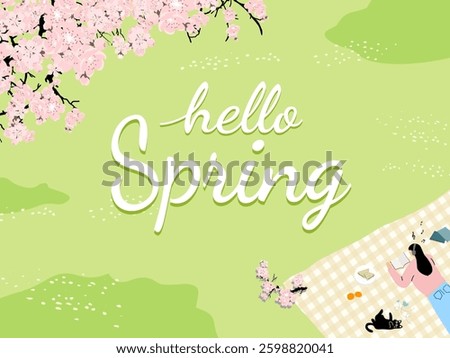 Spring is coming banner. Trendy texture. Season vocation, weekend, holiday logo. Spring Time Wallpaper. Happy spring Day. Spring vector Lettering text. Fashionable styling. Flower vector.