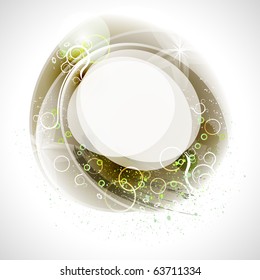 spring composition with place for text