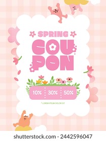 Spring Coupon Shopping Event Template