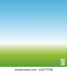 Spring cubic texture. Vector