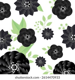 Spring Cute Flower Vector Cartoon Illustration on the White Background