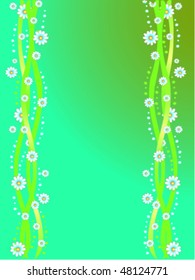 Spring daisy background seamless