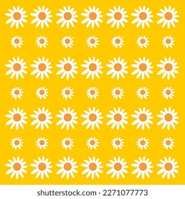 SPRING DAISY FLORAL BACKGROUND, PATTERN, TEXTURE