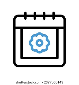 Ilustración de vectores de icono de primavera