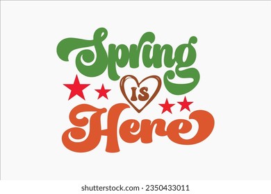 Spring Day Retro SVG Design, bundle, typography, tshir, sublimation, retro design svg