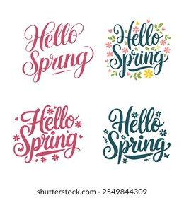 Spring Day Typography Banner Design