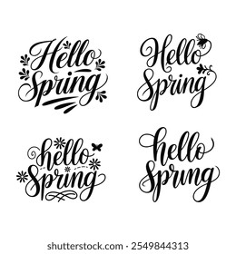 Spring Day Typography Banner Design