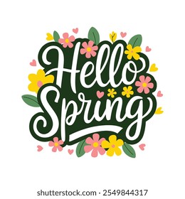 Spring Day Typography Banner Design