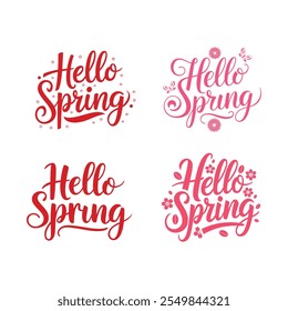 Spring Day Typography Banner Design