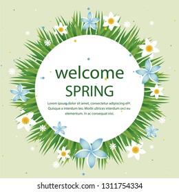 Spring Day Welcome Template