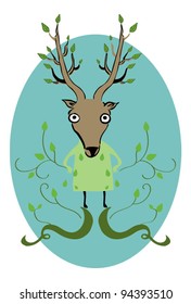 Spring Deer