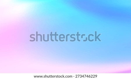 Spring delicate gradient. Aurora pattern, pink sky delicate gradation. Foil holographic paper. Pearl pink blue pattern. Vector illustration for season winter or spring gradient design
