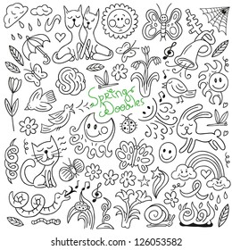 Spring doodles collection