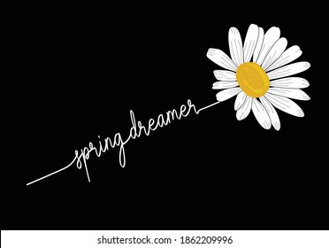 spring dreamer butterflies and daisies positive quote flower design margarita 
mariposa
stationery,mug,t shirt,phone case fashion slogan  style spring summer sticker and etc fashion design