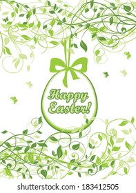 Spring easter card
