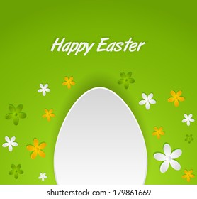 spring Easter egg card