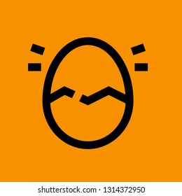 Spring Easter Line Icon Vector Download Template