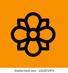 Spring Easter Line Icon Vector Download Template