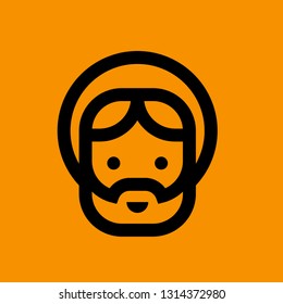 Spring Easter Line Icon Vector Download Template