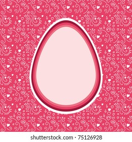 spring egg card