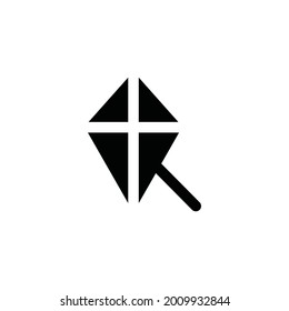 Spring Elements Kite Glyph Icon