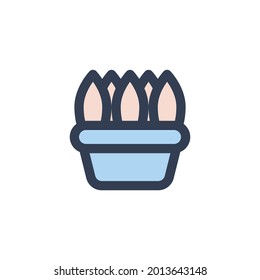 Spring Elements Plant Filled Line Icon