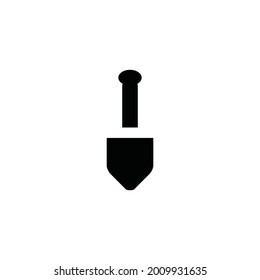 Spring Elements Shovel Glyph Icon