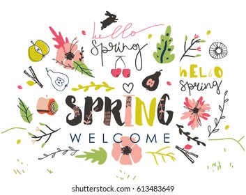Spring elements for your design.