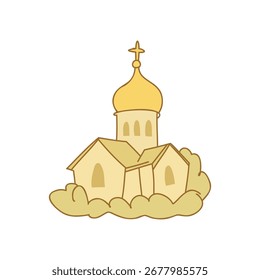 Elemento de vetor Spring Ester no plano de fundo branco