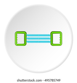 Spring expander icon. Cartoon illustration of spring expander vector icon for web