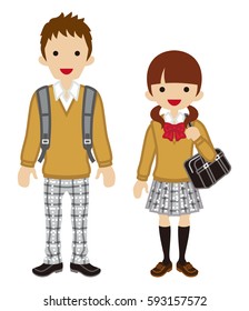 Spring fashion Student Couple -cardigan sweater