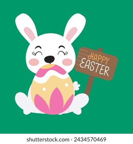 Spring festive animal on celebration easter celebration