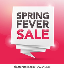 SPRING FEVER SALE, Poster Design Element