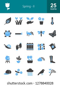 Spring Filled Icons