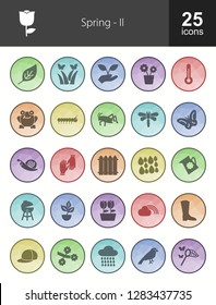 Spring Filled Icons