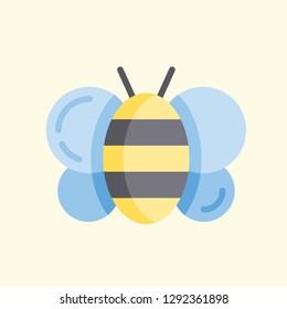 Spring Flat Icon Vector Graphic Download Template Modern