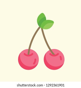 Spring Flat Icon Vector Graphic Download Template Modern