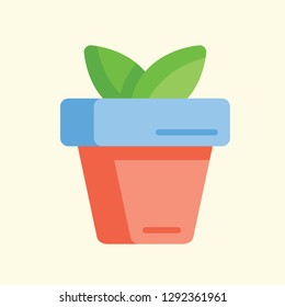 Spring Flat Icon Vector Graphic Download Template Modern