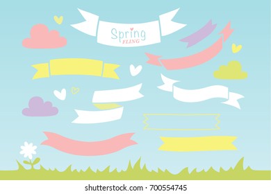 Spring Fling Ribbons