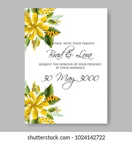 Spring floral anemone vector collection clip art for wedding invitation baby shower, bridal invitation template