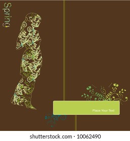 SPRING FLORAL BACKGROUND