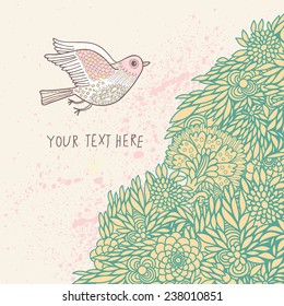 Spring floral background