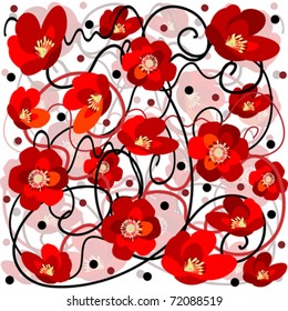 Spring floral background