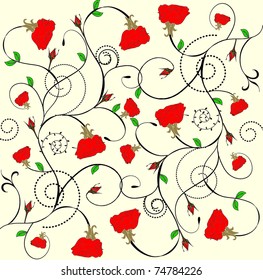 Spring floral background