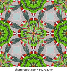 Spring floral background with blue flowers. The elegant the template for fashion prints. Vector cute pattern in small flower. Small colorful flowers. Motley illustration.