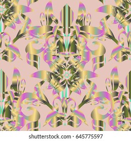 Spring floral background with blue flowers. Vector cute pattern in small flower. The elegant the template for fashion prints. Motley illustration. Small colorful flowers.