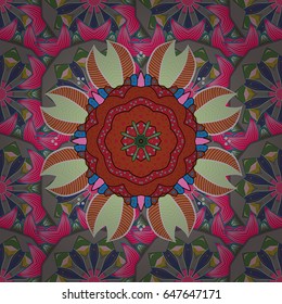 Spring floral background with blue flowers. Vector cute pattern in small flower. Small colorful flowers. The elegant the template for fashion prints. Motley illustration.