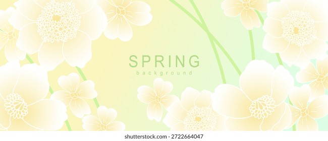 Fondo floral primavera 