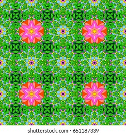 Spring floral background with flowers. The elegant the template for fashion prints. Vector cute pattern in small flower. Small colorful flowers. Motley illustration.